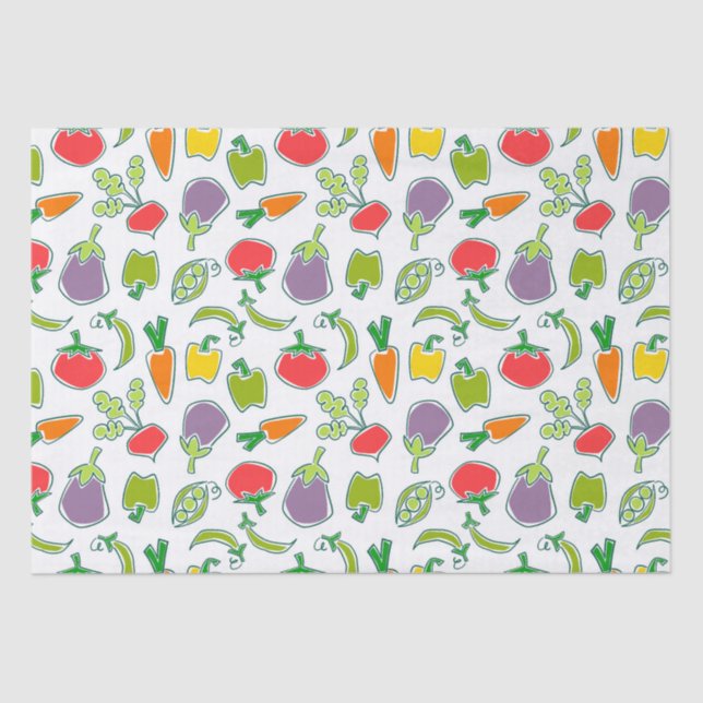 Papel de tejidos de verduras del Fiesta del jardín (Anverso)