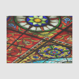 Papel de tejidos de vidrio manchado