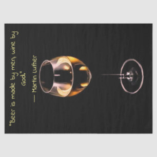 Papel de tejidos de vino con cita de Martin Luther