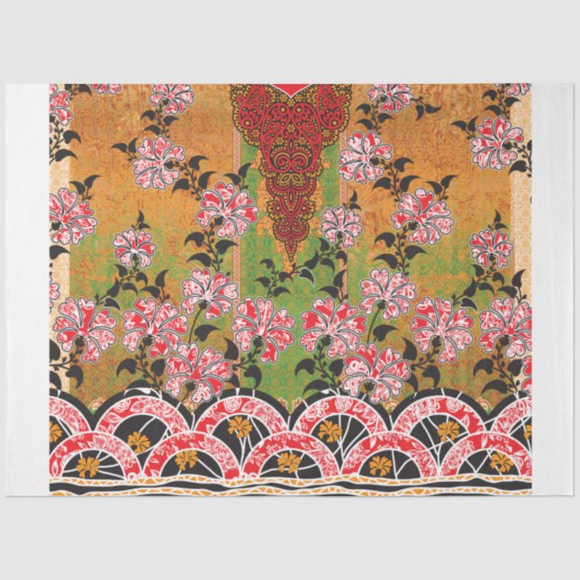 Papel de tejidos decorativos | Ajuste único de reg (Anverso)