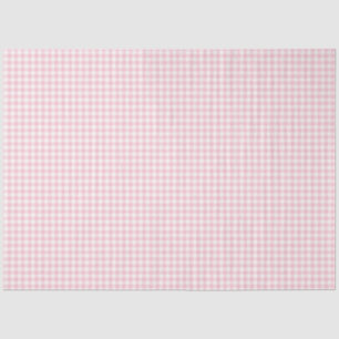 Papel de tejidos del patrón de Gingham rosa y blan