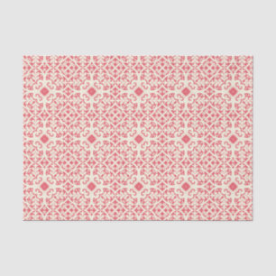 Papel de tejidos del patrón de resumen rojo