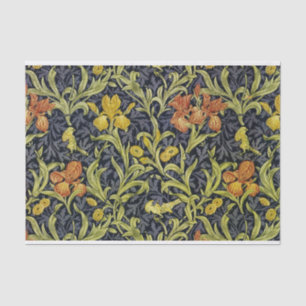 Papel de tejidos del patrón Iris William Morris