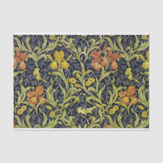 Papel de tejidos del patrón Iris William Morris