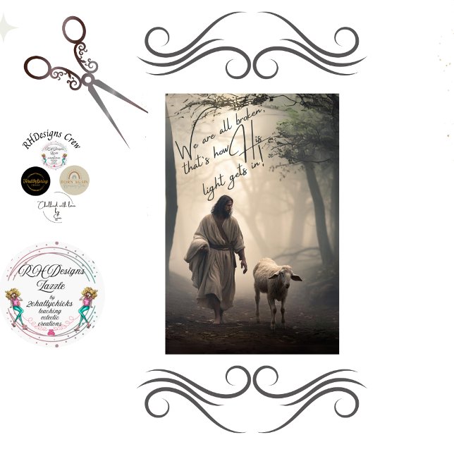 Papel de tejidos desmoronados Jesucristo la luz (Subido por el creador)