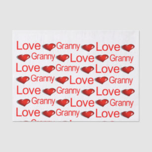 Papel de tejidos el día de San Valentín Ama a los