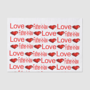 Papel de tejidos el día de San Valentín Ama al pad