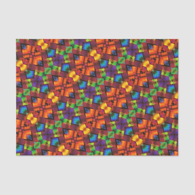 Papel de tejidos - Escalas de mariposa (Anverso)