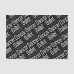 Papel de tejidos extraordinario de bailarina de ba