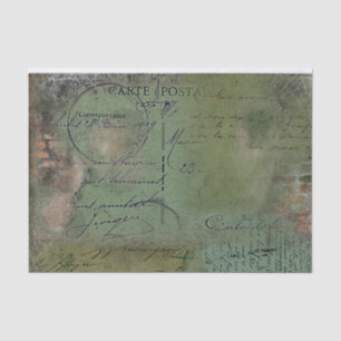 Papel de tejidos "Fatigue Green 1919"