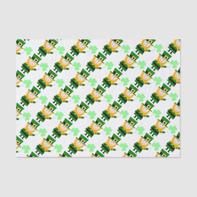 Papel de tejidos feliz de 10" x 15" (Anverso)