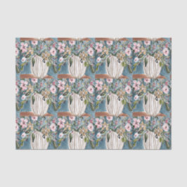 Papel de tejidos florales