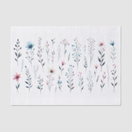 Papel de tejidos florales