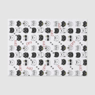 Papel de tejidos Gatos caprichosos