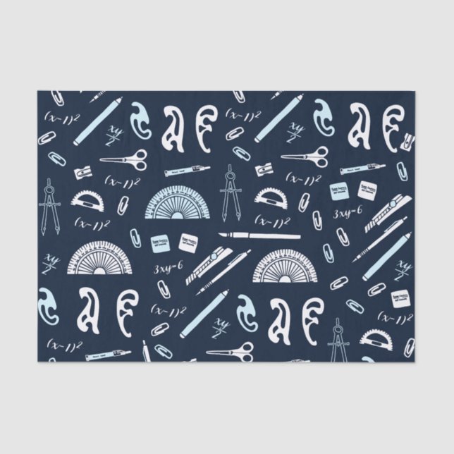 Papel de tejidos matemáticos (Anverso)