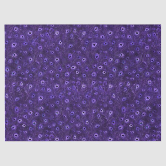 Papel de tejidos modernos de piel de pavo real de  (Anverso)