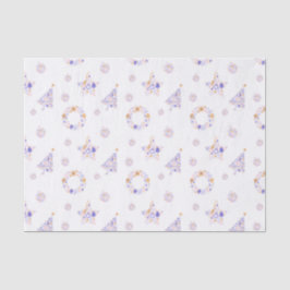 Papel de tejidos morado para Navidades