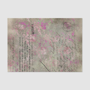 Papel de tejidos morado/plateado de inspiración fr
