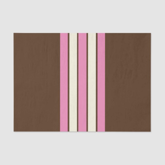 Papel de tejidos napolitanos (marrón, rosa y crema (Anverso)