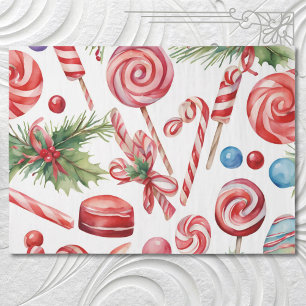 Papel de tejidos navideños de color acuático
