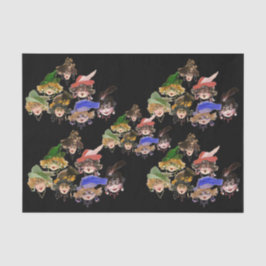 Papel de tejidos para damas brillantes