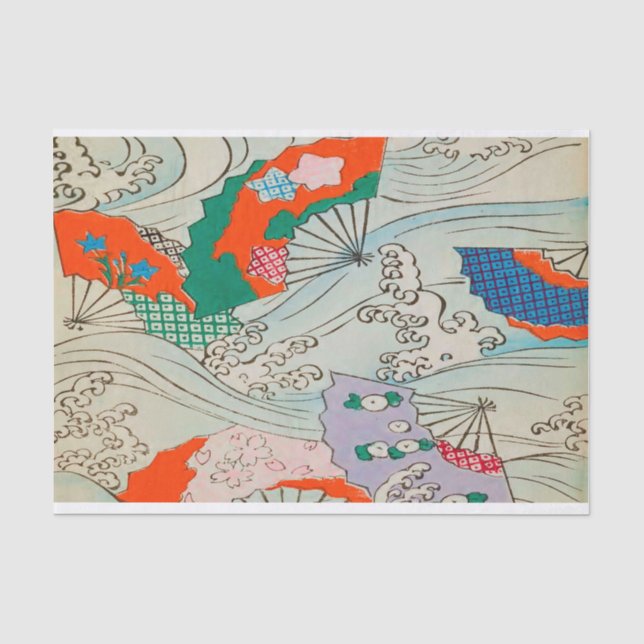 Papel de tejidos para la artesanía - estilo antigu (Anverso)