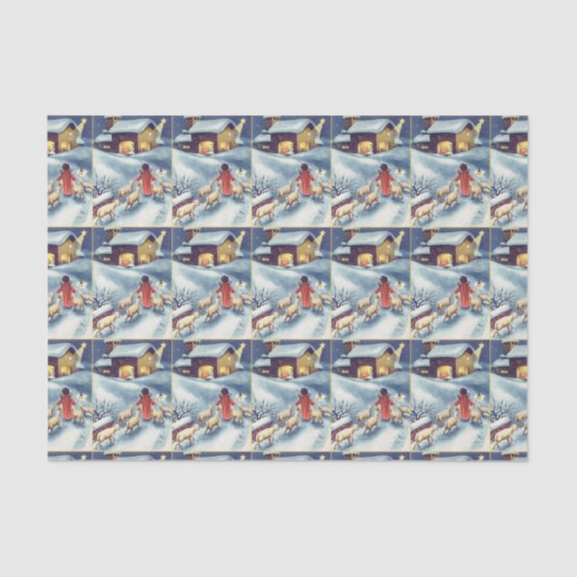 Papel de tejidos para pastores de ovejas de pequeñ (Anverso)