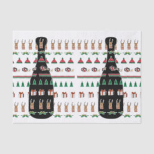 Papel de tejidos para regalos envolviendo a mamá, 