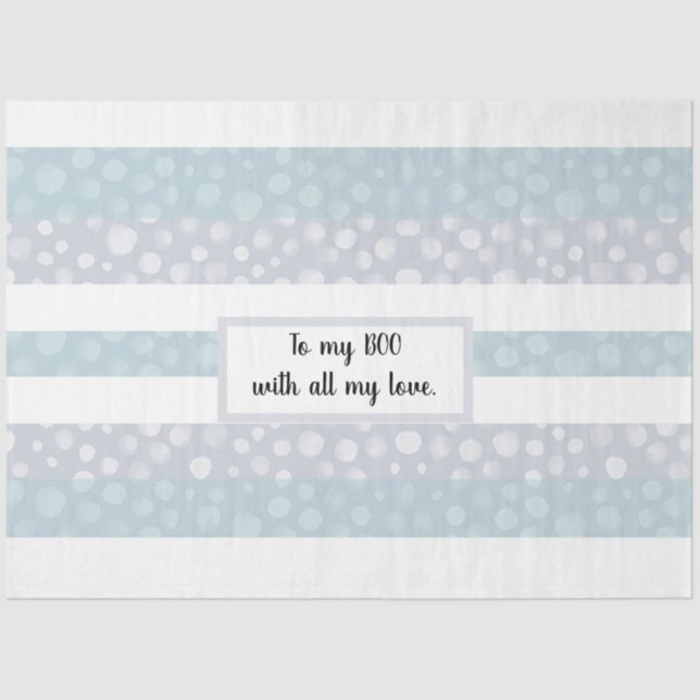 Papel de tejidos personalizado (Anverso)