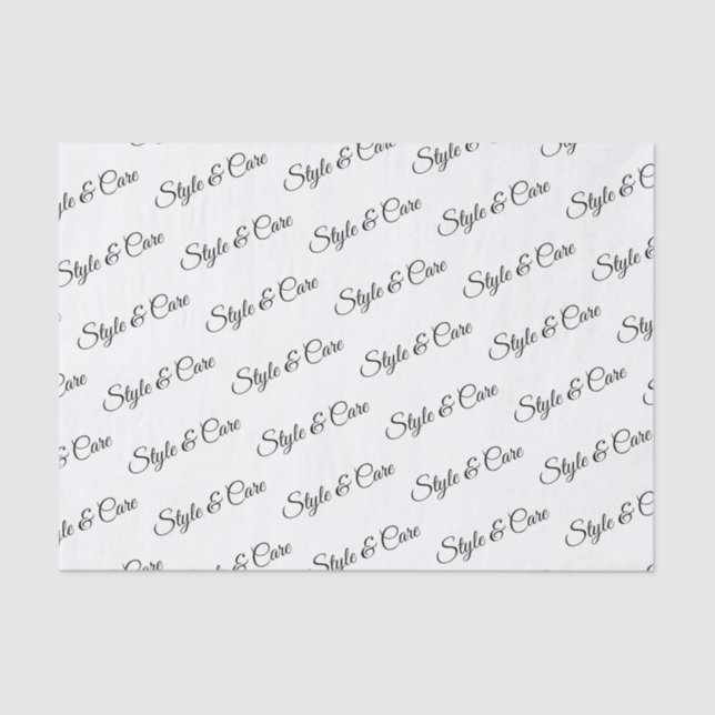 Papel de tejidos personalizado con impresión de pa (Anverso)