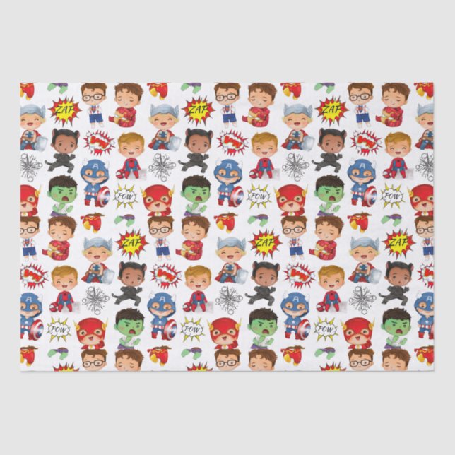 Papel de tejidos Personalizado para niños (Anverso)