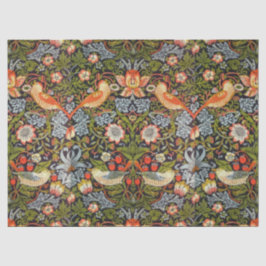 Papel de tejidos - Picador de fresas Art Nouveau