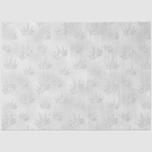 Papel de tejidos plateado Boda