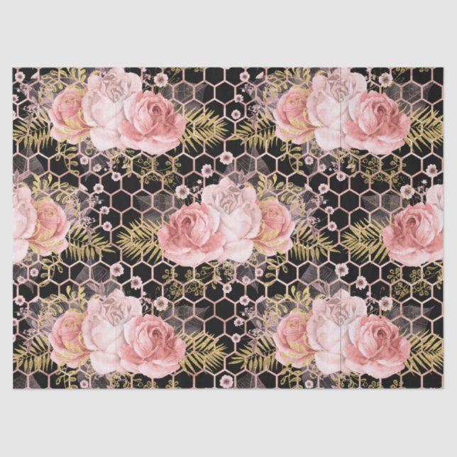 Papel de tejidos Princess Bee Series Design 8 (Anverso)