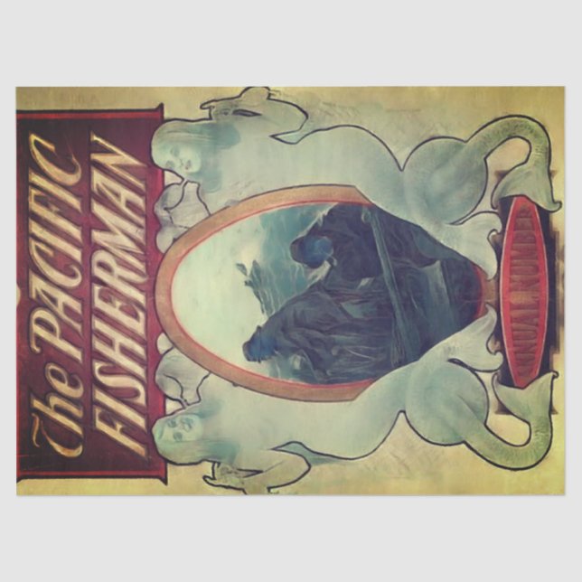 Papel de tejidos publicitarios vintage (Anverso)