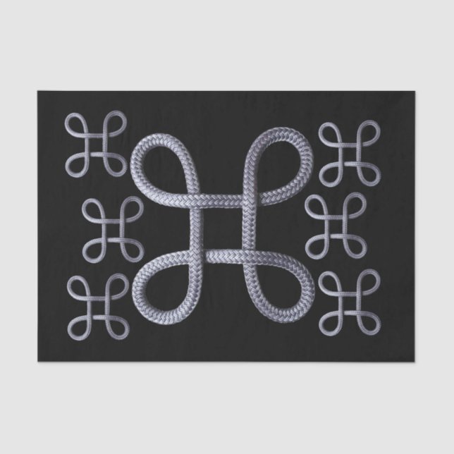 Papel de tejidos raspado negro plateado (Anverso)