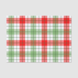 Papel de tejidos rojo y verde