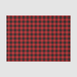 Papel de tejidos rojos y negros en forma de búfalo