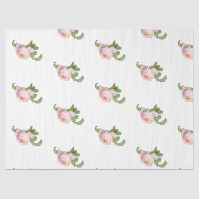Papel de tejidos romántico de la serie Rosa 19 (Anverso)