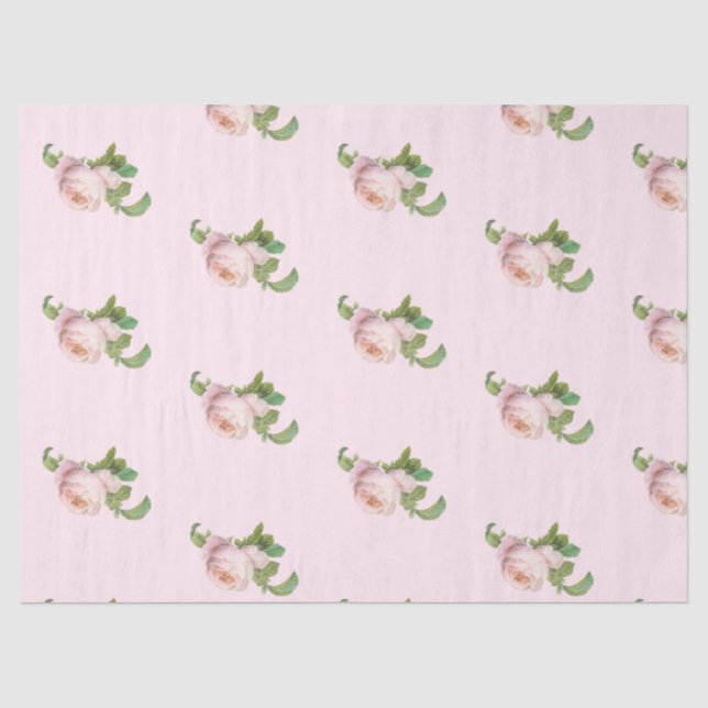 Papel de tejidos romántico de la serie Rosa 19 (Anverso)
