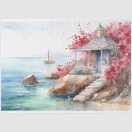 Papel de tejidos románticos