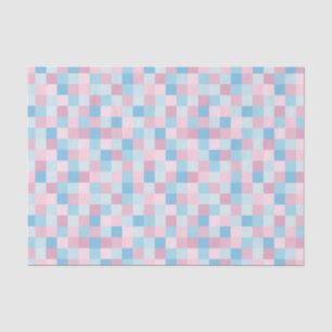 Papel de tejidos rosa y azul