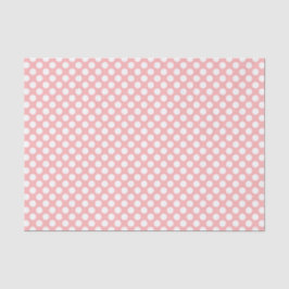 Papel de tejidos rosado y polkadots finos