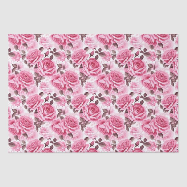 Papel de tejidos rosados (Anverso)