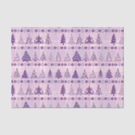 Papel de tejidos rosados para árbol de Navidad