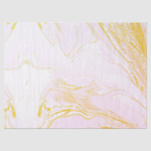 Papel de tejidos rosados y dorados