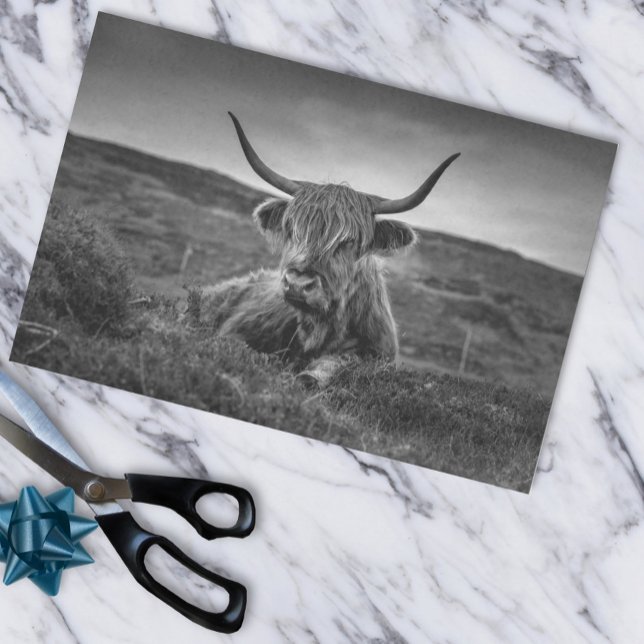 Papel de tejidos rusos para la vaca Highland Scotl (Subido por el creador)