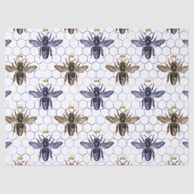 Papel de tejidos Serenity Bee Series Design 21 (Anverso)