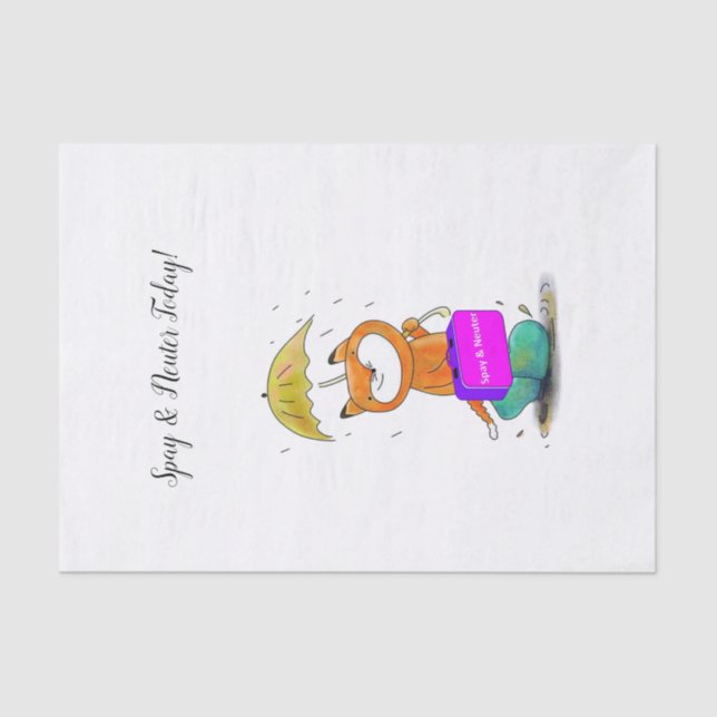 Papel de tejidos Spay y Gatos elípicos neutrales (Anverso)