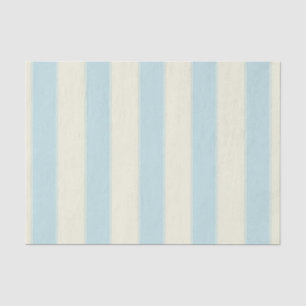 Papel de tejidos Stripe Blue Beige